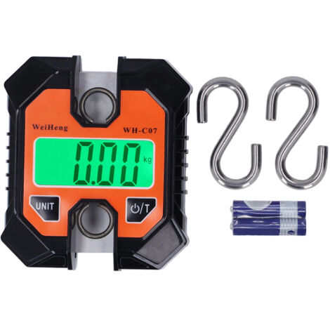 Balance Suspendue Numérique 1000kg/ 2204lbs, Grue Robuste