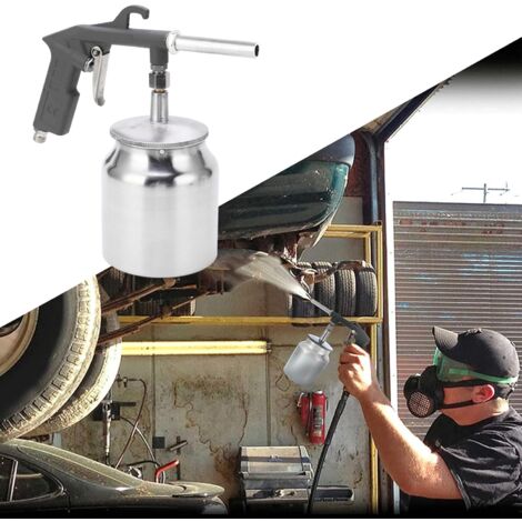 Kit Sableuse Portable - Pistolet Sablage Aluminium, Tuyau 15 Pieds, Trémie 50 Lb - Pour Acier, Verre, Coquilles