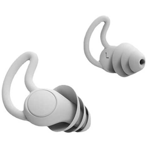 8 Paires De Bouchons D'oreille CXAFQ – Silicone Alimentaire, Imperméables, à Aileron De Requin, Pour Natation Et Sommeil