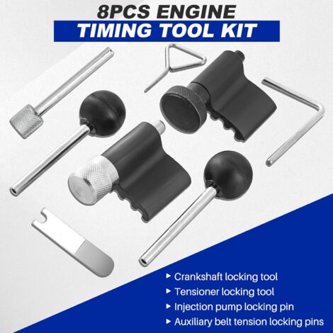 DAYUAN Kit De Calage Moteur Distribution Diesel - Outils De Calage Soupape Et Vilebrequin Pour VAG 1.4-1.9-2.0 TDI