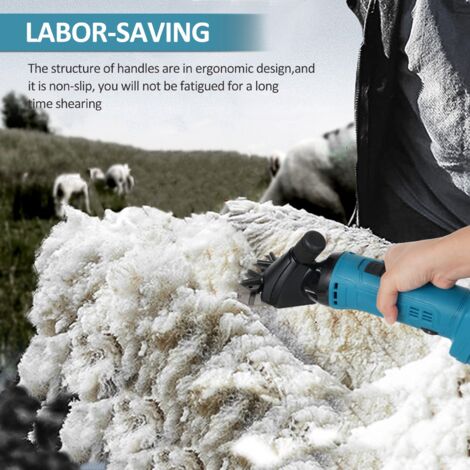 TONYSA 500W Tondeuse Mouton Electrique,Tondeuse à Moutons Machine avec 6 Vitesses Réglables,Machine de Cisaillement Professionnelle pour Tondeuse Animaux Laine Chèvre
