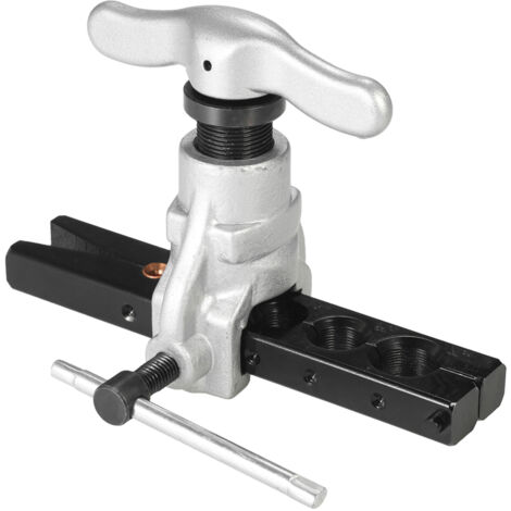 Evaseur Évasement, Outils D'évasement de Tuyaux de Freins 1/4", 5/16", 3/8", 1/2", 5/8", 3/4" Coupe-tuyaux Manuels pour Tuyauterie Flaring, Excentrique Réfrigération Dudgeonnière cuivre doux laiton (1/5)