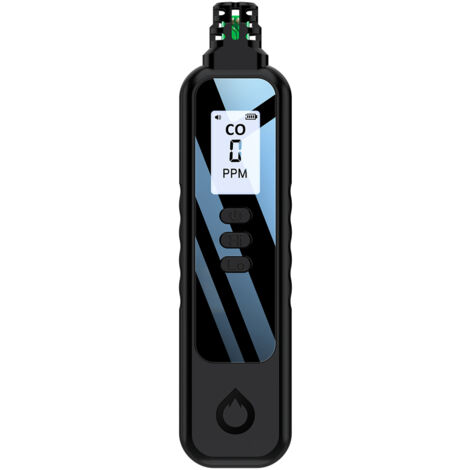 Détecteur de monoxyde de Carbone, Détecteur monoxyde Carbone Portable avec Alarme sonore et visuelle, détecteur Professionnel monoxyde Carbone (1/5)