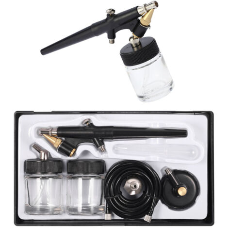 Kit Aérographe Électrique Pour Enfants - 12 Feutres Lavables + 30 Pochoirs | Idéal Filles 6-10 Ans | Cadeau Créatif