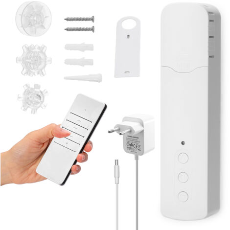 Moteur Stores WiFi Rollerhouse - Compatible Tuya, Commande Vocale Alexa/Google, Minuterie
