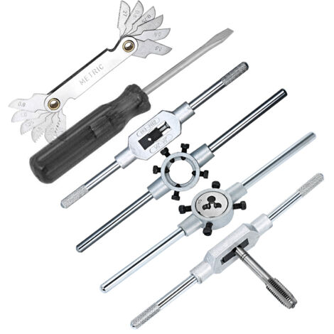 Kit Taraud Et Filière 1/4"-32 UNEF En Acier Rapide - Pour Filetage Interne/externe Métaux
