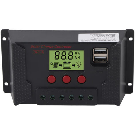 Contrôleur De Charge MPPT Solaire Pour Touristes, écran LCD USB, 12V