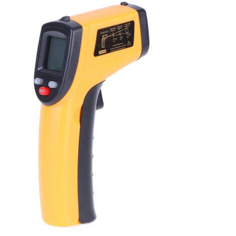 Thermomètre Infrarouge Laser Tilswall –50°C à 600°C, Émissivité Réglable, Idéal Cuisine, Barbecue, Pizza, Viande