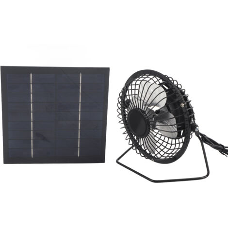 Jeffergarden Mini panneau solaire 5W avec ensemble de panneaux solaires photovoltaques pour ventilateur de refroidissement portable pour serre (1/5)