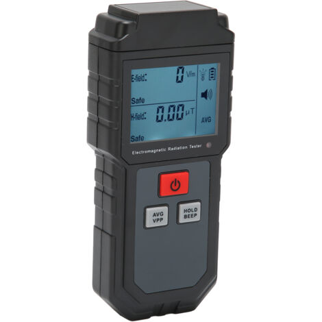 Jeffergarden Detecteur EMF, détecteur de rayonnement électromagnétique numérique, testeur EMF portatif, équipement de chasse aux fantômes, moniteur de champ électrique/champ magnétique (1/5)