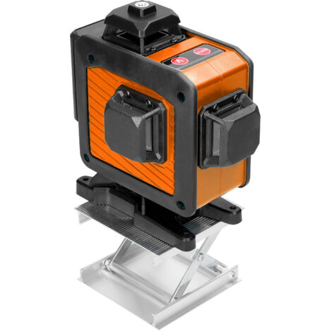 Niveau laser vert d'extérieur, niveau de construction multifonction 16 lignes, nivellement à 3 degrés, 2 batteries, nivellement automatique, support pivotant, trépied de 1,5 m (1/5)