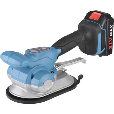 Ventouse vibrante sans fil pour carrelage - Machine de nivellement avec 2 batteries de 1500 mAh, ventouse de 60 x 160 mm, 6 vitesses réglables, adaptée aux professionnels et aux bricoleurs. (1/5)