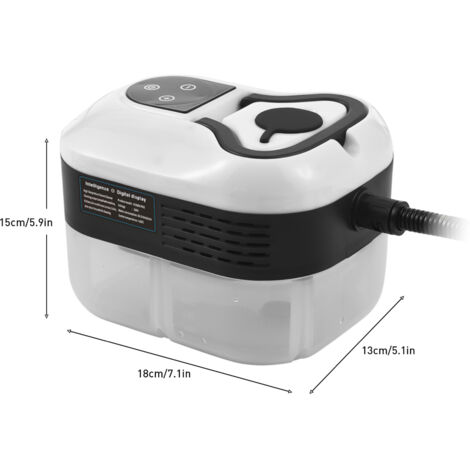 Klona Nettoyeur vapeur multifonction à main avec 10 accessoires pour enlever la saleté, les meubles, le canapé, le carrelage, le sol, la fenêtre, la voiture, la salle de bain, l'ameublement Klona Nettoyeur vapeur multifonction à main avec 10 accessoires pour enlever la saleté, les meubles, le canapé, le carrelage, le sol, la fenêtre, la voiture, la salle de bain, l'ameublement