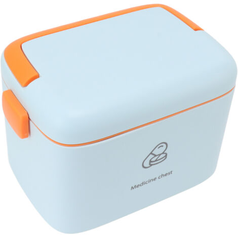 Boîte De Rangement à Médicaments/ Premiers Secours - Familiale - Étanche - 34x22.5x21.5 Cm