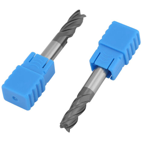 Toolstar Lot De 5 Fraises Droites Carbure Tungstène 12,7 X 50 Mm - Deux Cannelures Pour Bois