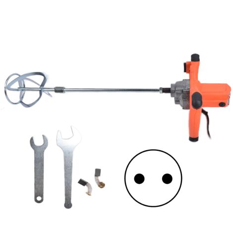 Fouet électrique 260W Avec 7 Vitesses - Batteur à Main Avec 2 Fouets Et 2 Crochets à Pâte En Inox - Pour Pâtisserie, Crème, Pâte (Prise UE 220V)