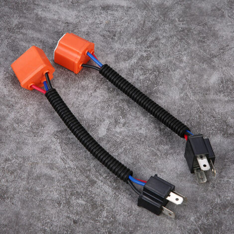 Lot 10 Douilles Céramique H4 Rallonge Câblage – Connecteur Prise Ampoule Voiture, Résistant Chaleur & Durable