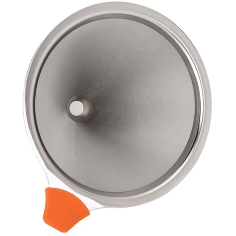 Versez Sur Le Filtre à Café En Acier Inoxydable Sans Papier Goutte à