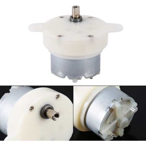 Lot De 2 Micro Moteurs à Réduction 3 Tr/min – 3-12 V CC – Silencieux – Pour Lampes Projecteurs, Jouets Créatifs