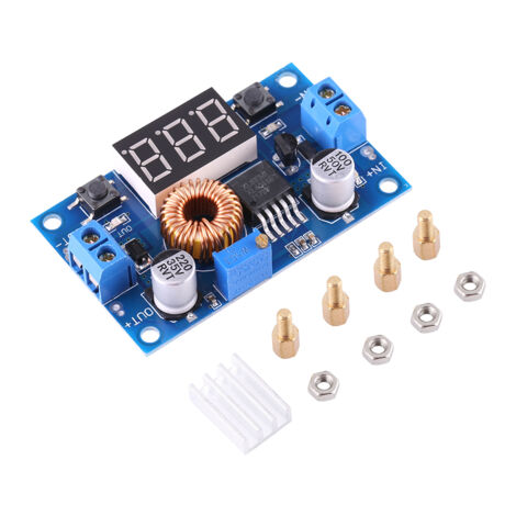 Module abaisseur de puissance, convertisseur DC-DC à faible ondulation, réglable, pratique pour la protection contre la surchauffe, bonne dissipation thermique (1/5)