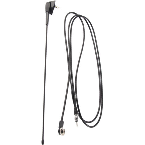 OUKENS Antenna per auto, antenna automobilistica in gomma, sostituzione dell'antenna per autoradio FM AM per Peugeot 205 206 306 307 309 406 806