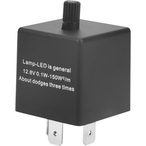 Clignotant électronique LED à 2 Broches, DC12V, Relais de Clignotant de Voiture Normalement Ouvert, 2 Pièces - Auto