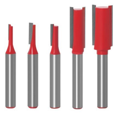 Ensemble de 7 Pièces Fraises pour Défonceuse, Alliage 6mm Fraise à Défoncer, pour La Coupe du Bois, Le Travail du Bois à La Maison