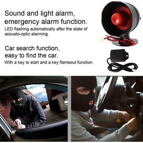 Alarme antivol de voiture, système de verrouillage universel de