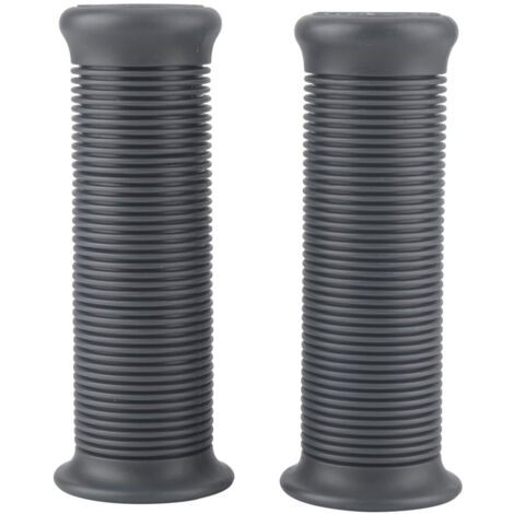 Paire de poignées de guidon universelles vintage en TPU pour moto, 1 pouce (25 mm) / 1,1 pouce (28 mm), gris foncé (1/5)