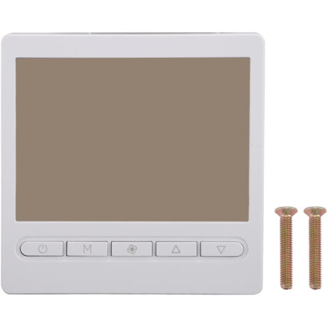 Thermostat Programmable 2 en 1 3A 10A LCD, contrôleur de température intelligent pour climatiseur, chauffage par le sol (1/5)