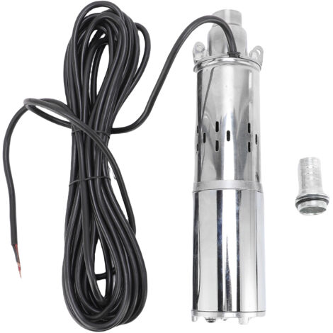 Pompe Solaire Submersible 48V DC 400W 3000L/H Acier Inoxydable - Pour Puits Ou Irrigation