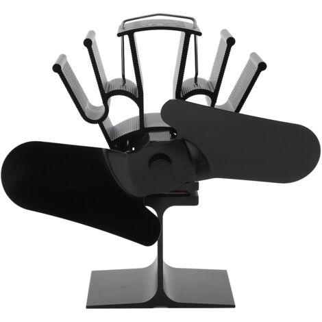 Ventilateur de cheminée à bois à 2 pales, 1200 tr/min, 25db, faible bruit, résistant aux hautes températures, pour la maison (1/5)