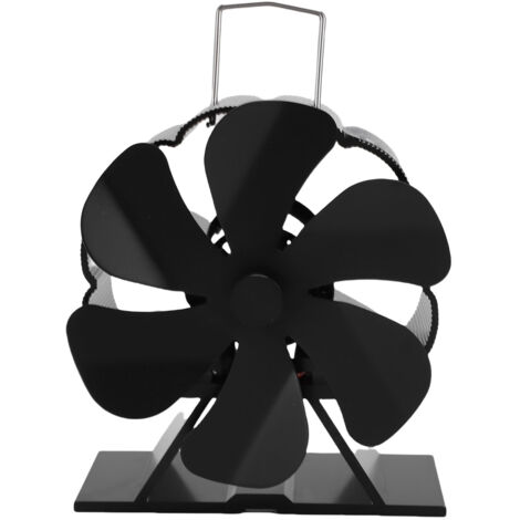 Ventilateur de poêle à bois en alliage d'aluminium, Portable, alimenté par la chaleur, thermique avec Protection contre la surchauffe, pour cheminée à gaz à granulés (1/5)