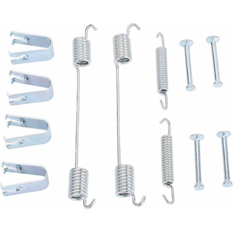 Kit de montage de chaussures de frein arrière avec ressorts KIT974, Structure métallique solide professionnelle pour MK2 2004 à 2011 12 pièces (1/5)