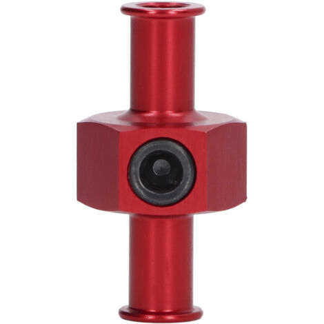 Adaptateur de jauge de pression de carburant en forme de T, Port de tuyau 3/8 pouces, raccord NPT 1/8 pouces, pièces automobiles universelles rouge (1/5)