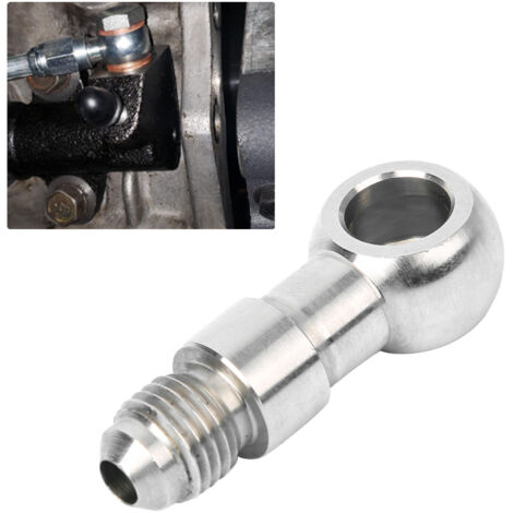Raccord Banjo Aramox Acier Inox 304 AN4 - Pour Boulon Banjo M10 Argent