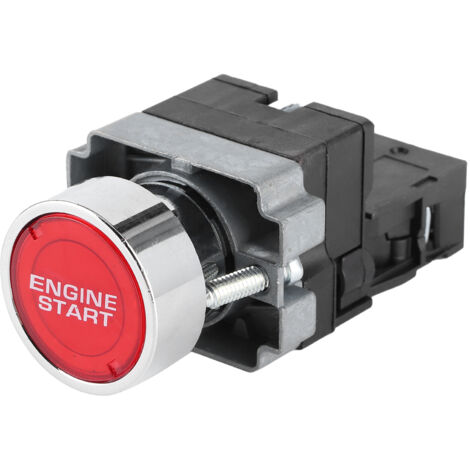 Interrupteur d'allumage démarreur de moteur 12V 10A LED bouton de Modification de voiture OneKey démarrage Push (1/5)