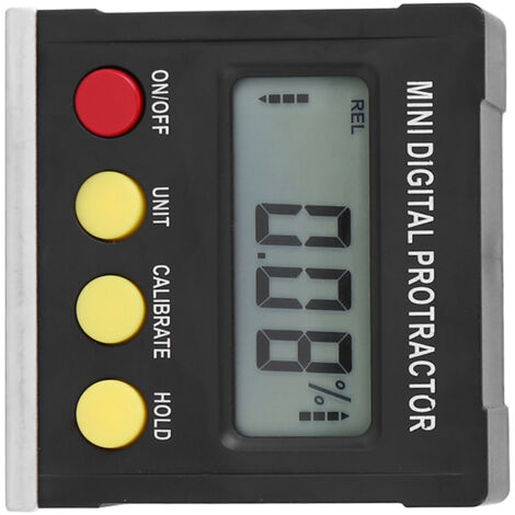 Compteur d'angle Horizontal, rapporteur numérique, inclinomètre, boîte de niveau électronique, outils de mesure de Base magnétique (1/5)