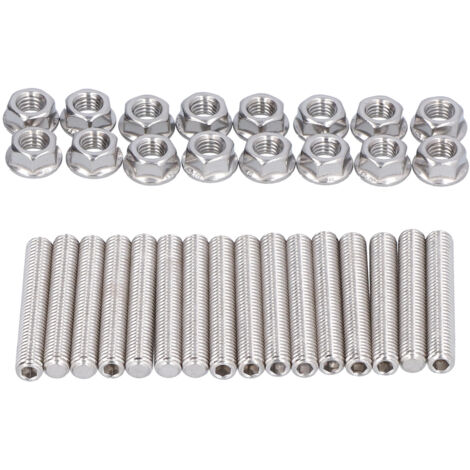 Kit d'écrou de collecteur d'échappement N811313S431 304 en acier inoxydable pour moteur V8 Ford 4,6 et 5,4 litres