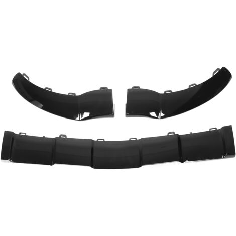 Garniture inférieure de pare-chocs avant noir brillant de remplacement, 3 pièces, pour mercedes-benz classe GLE C292 coupé AMG Line Facelift 2016 – 2019 (1/5)