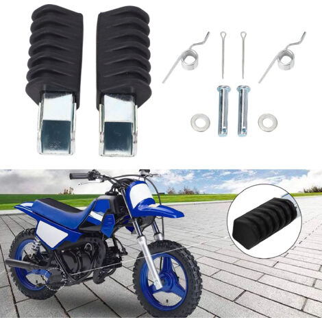 Lot 2 Repose-Pieds Antidérapants Alliage Aluminium Pour Vélo - Compatibles 3/8 Pouces BMX VTT Dirt Bike