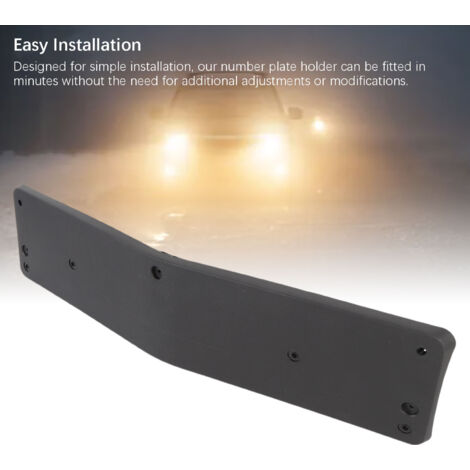 Support Plaque Immatriculation Avant ABS Mercedes Classe E W210 1999-2003 – Robuste Et Facile