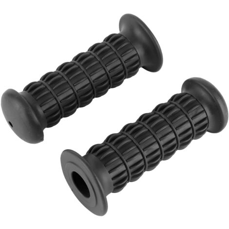Poignée universelle en caoutchouc pour moto, guidon de 25 à 28 mm, noir (1/5)