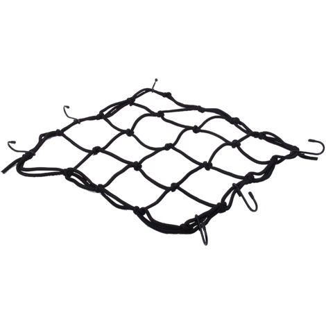 Filet à Bagages Moto Élastique Avec Crochets - Filet De Chargement Araignée Robuste Pour Moto Et Vélo