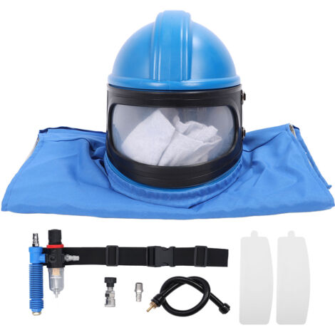 Capuchon de capot de sablage avec régulateur de température de sablage, filetage 1/4 po 13mm pour pulvérisation, coupe, concassage de peinture (1/5)