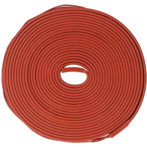 Câble chauffant en Silicone, 25x10000mm, 1000W, ruban Flexible étanche à l'eau pour compresseurs AC, tuyaux en plastique, toit RV 220V (1/5)