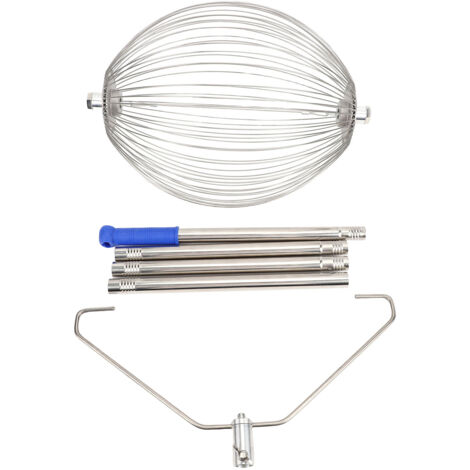 Rassembleur de noix en acier inoxydable, rouleau supérieur pour balles de Tennis, glands, noix de pécan, petits objets de fruits L (1/5)