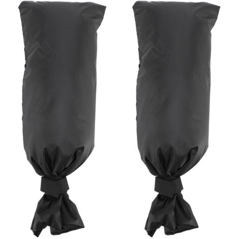 Couvercle de robinet extérieur, protection contre le gel en hiver, étanche à l'eau, tuyau isolé, bavoir M (51X20cm/20.1 7,9 pouces) (1/5)