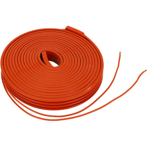 Câble chauffant en Silicone, 25x5000mm, 500W, ruban Flexible étanche à l'eau pour tuyau en plastique et métal AC, toit de camping-car (1/5)