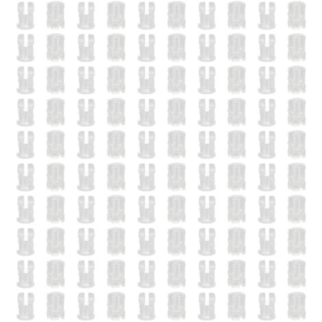 Capuchon Transparent pour abat-jour à Diode électroluminescente LED, 100 pièces, couvercle de protection, composant électronique 3mm (1/5)